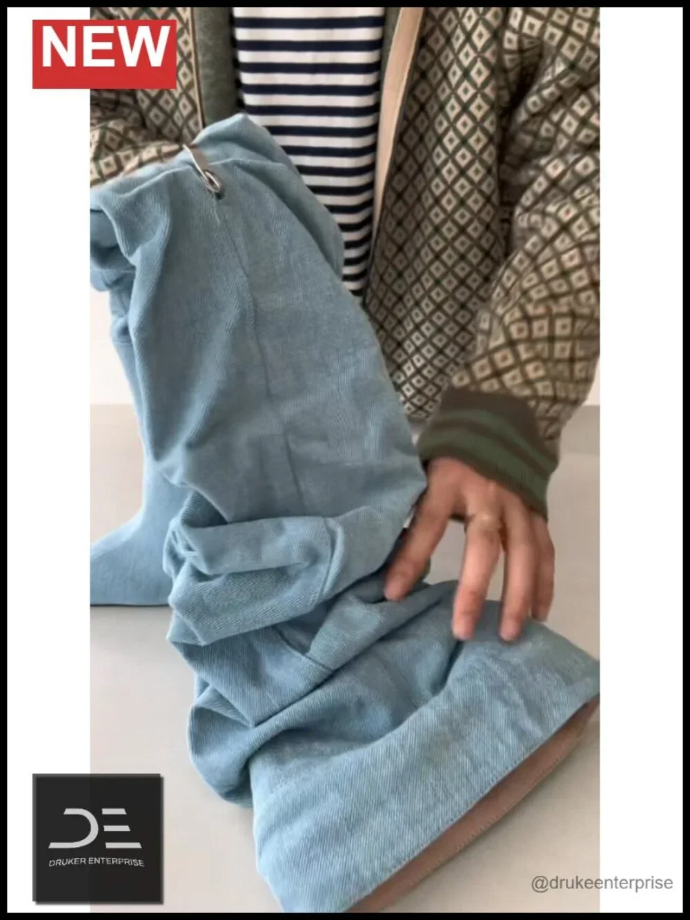 Slouchy Over-the-Knee Boots with 4.3